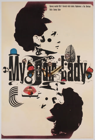 My Fair Lady 1967 Czech A1 Film Poster