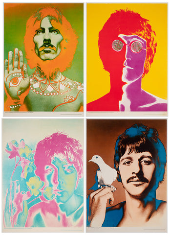 The Beatles 1967 Look magazine Posters - Richard Avedon