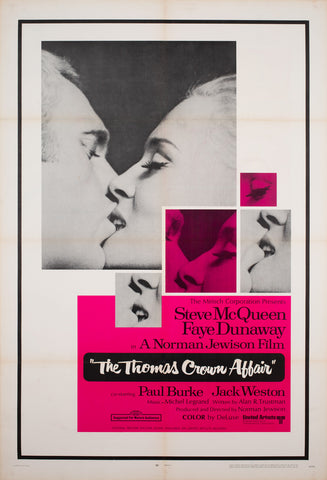 The Thomas Crown Affair 1968 US 1 Sheet