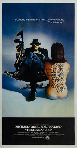 The Italian Job 1969 US 3 Sheet Film Poster