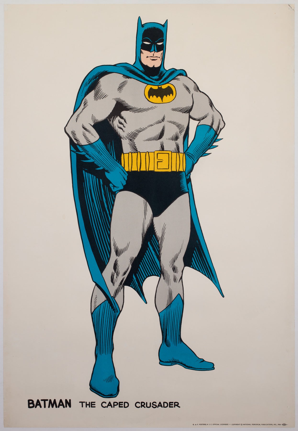 Batman Vintage 1966 US Poster, Carmine Infantino - Orson & Welles