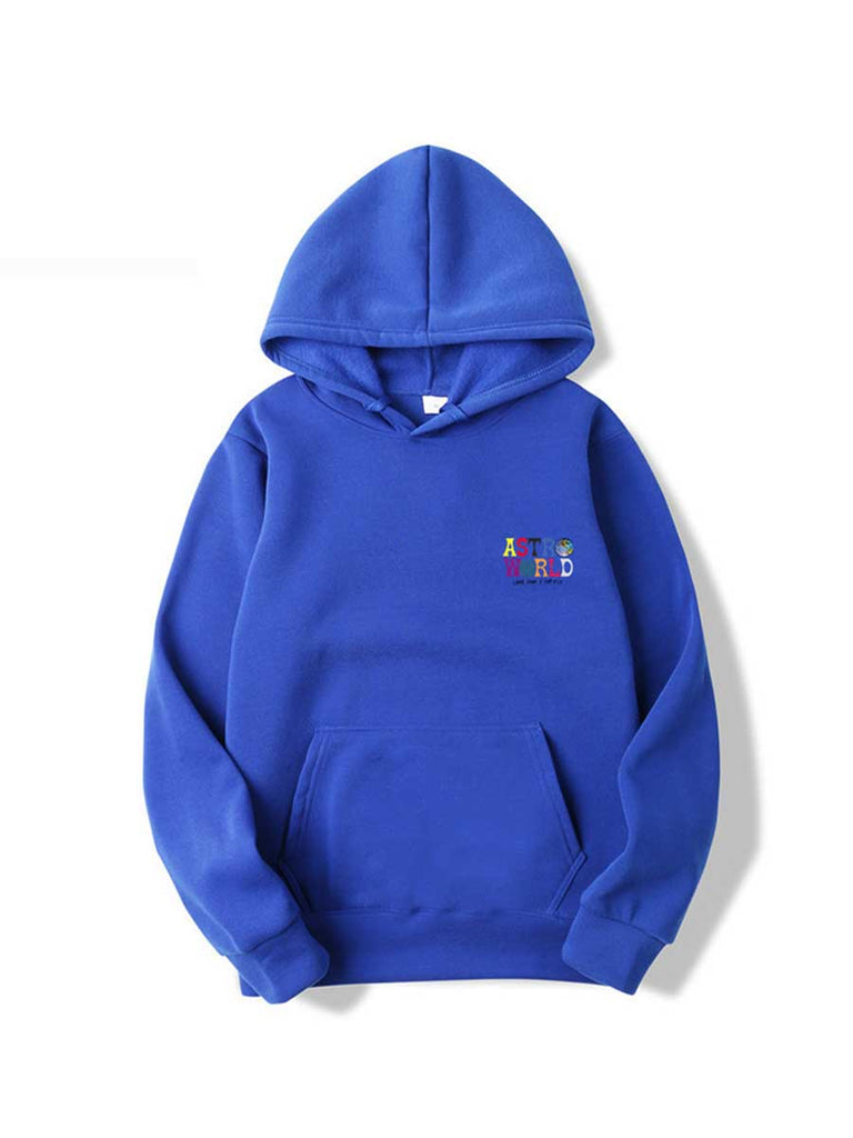 light blue astroworld hoodie