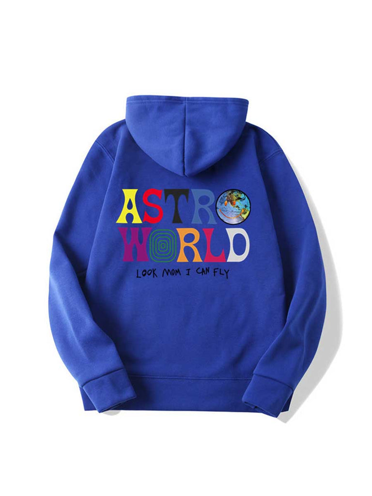 blue astroworld hoodie