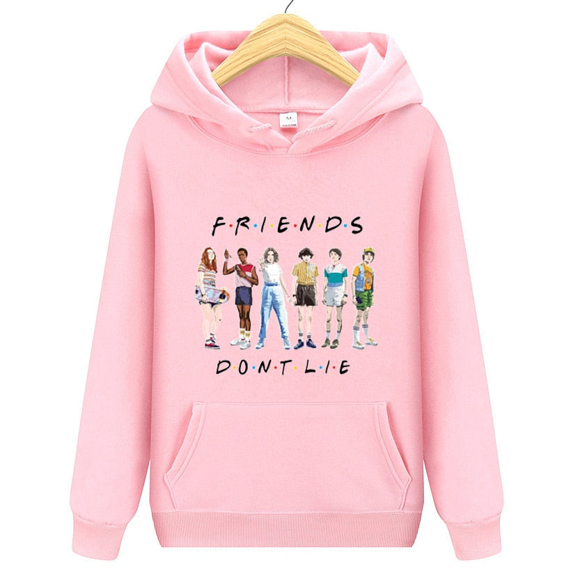 stranger things pink sweatshirt