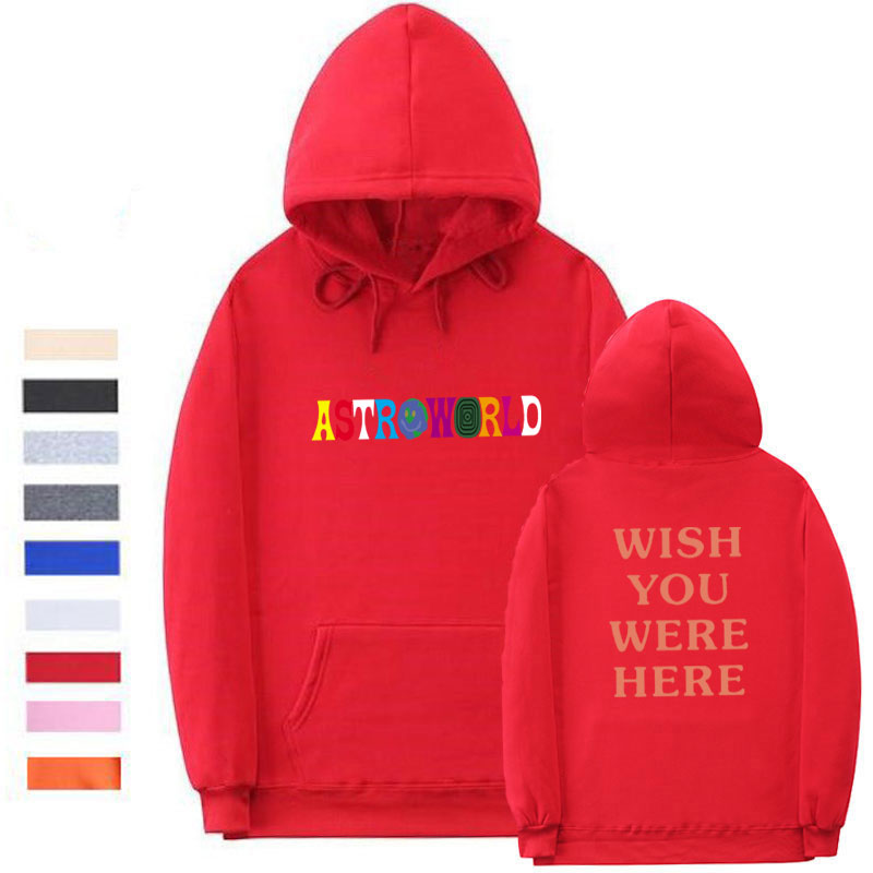 astroworld hoodie red