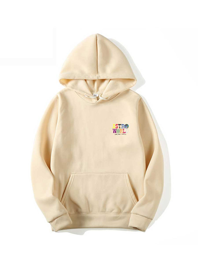 astroworld tan hoodie