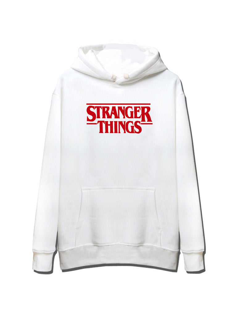 stranger things hoodie red