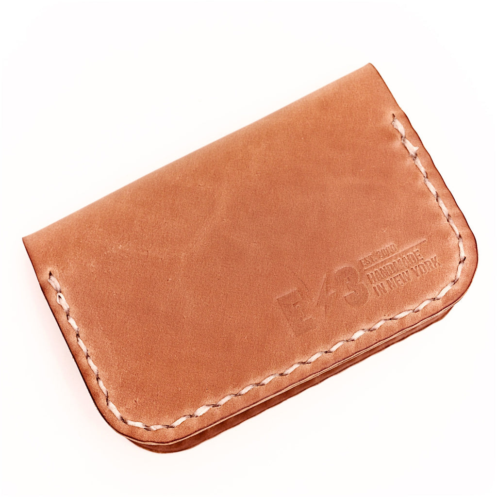 Horween Shell Cordovan Front Pocket Wallet by E3 Supply Co — Natural | E3 SUPPLY CO