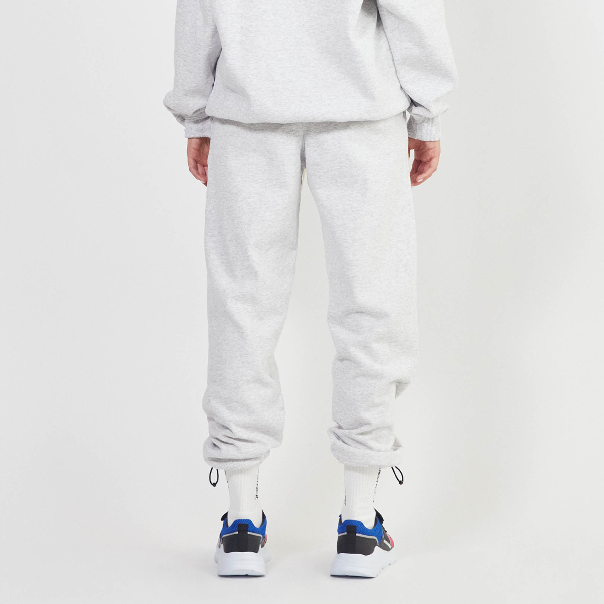 NTWRK - bootcut sweatpants / ash heather grey