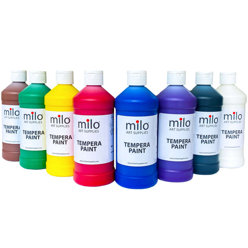 Jar milo peinture au doigt lavable pour les tout-petits 12 pièces