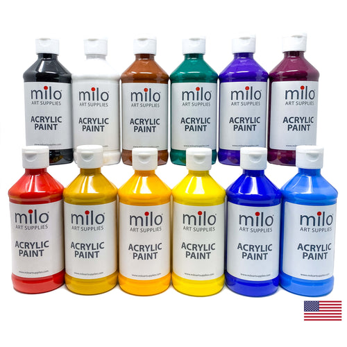 MILO  24 Art Marker Set Dual Tip Alcohol Based Brush Chisel Markers – Milo  Art Supplies