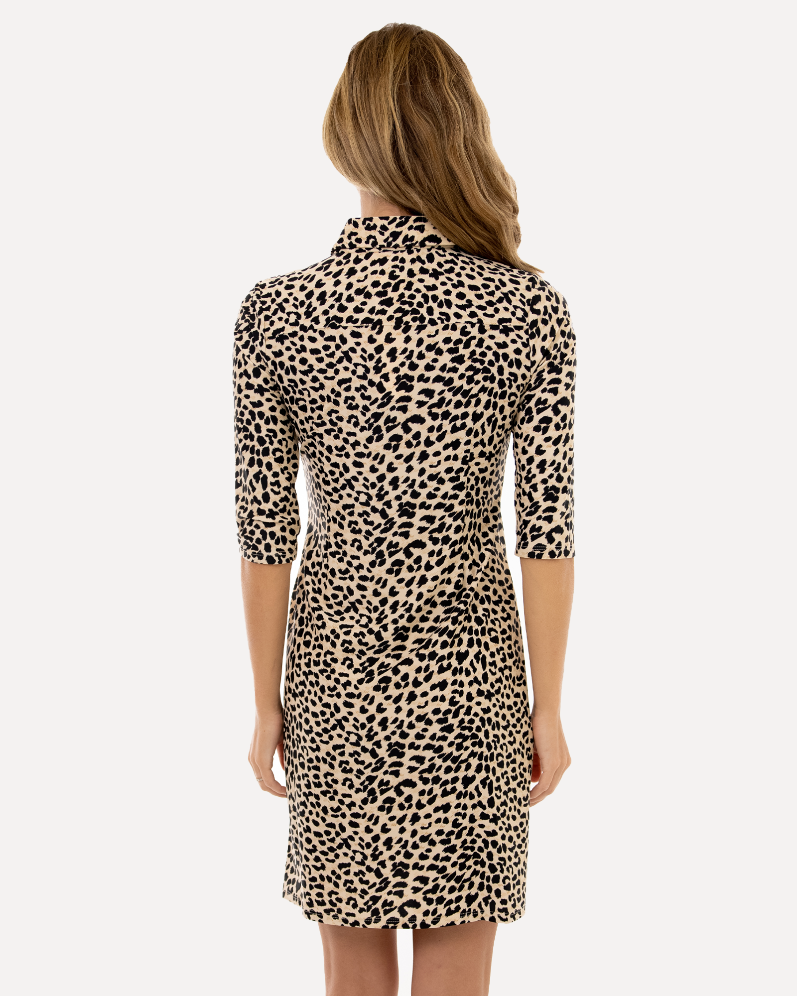 Sloane Dress <br>Jude Cloth - Cheetah Camel