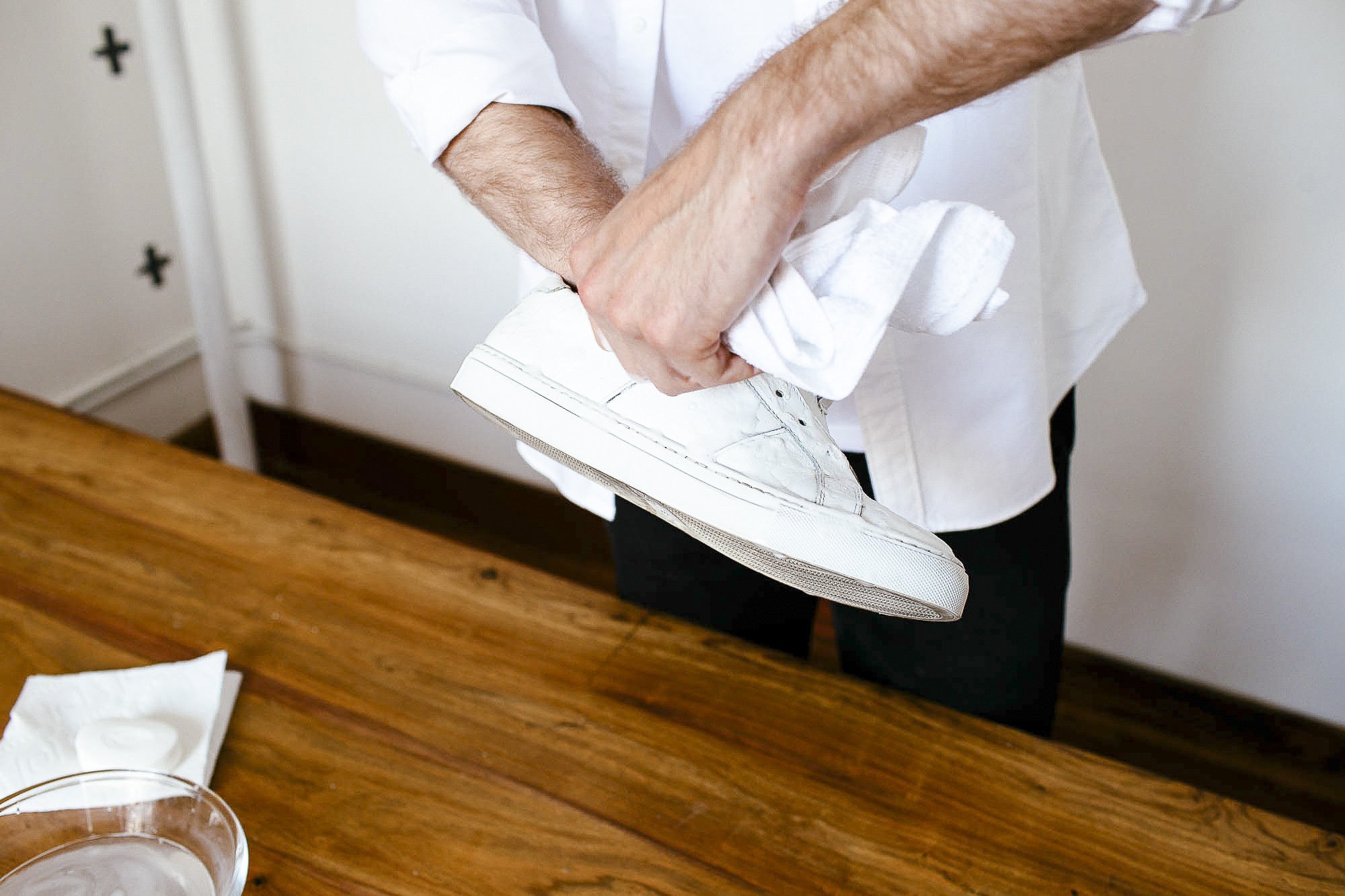 How to Clean White Leather Shoes — Pro Housekeepers
