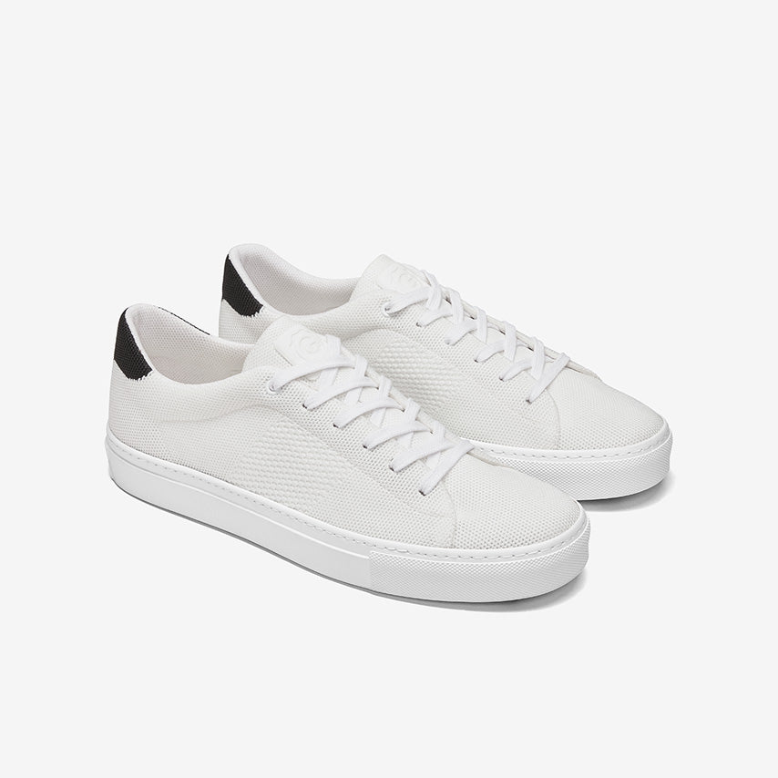 GREATS The Royale Knit White/Black Men's Shoe