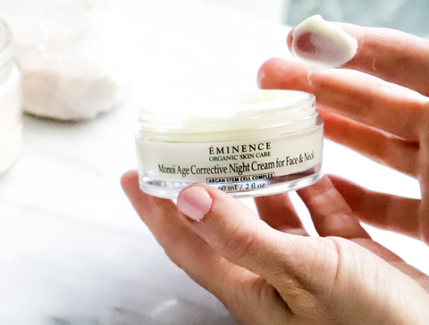 Eminence Organics Monoi Age Corrective Night Cream for Face & Neck - best seller - the facial room