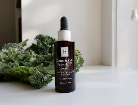 eminence organics citrus & kale potent C+E serum - 2021 skincare routine 