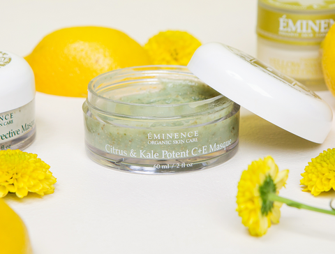 Eminence Organics Citrus & Kale Potent C+E Masque - best seller - the facial room