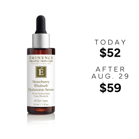 Eminence Organics Strawberry Rhubarb Hyaluronic Serum