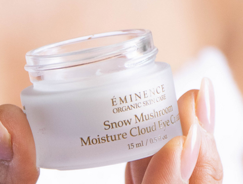 eminence organics snow mushroom moisture cloud eye cream - 2021 skincare routine 