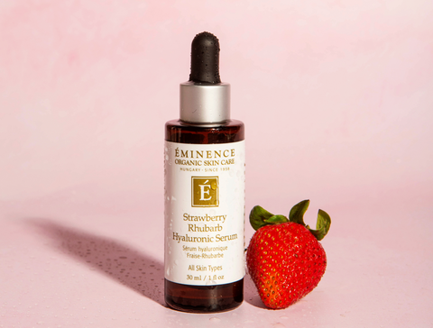 Eminence Organics Strawberry Rhubarb Hyaluronic Serum The Facial Room