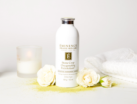 eminence organics stone crop oxygenating fizzofoliant - 2021 skincare routine 