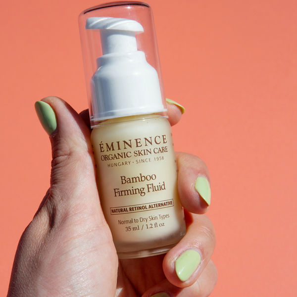 Eminence Organics Bamboo Firming Fluid Achieve Your Summer Glow with The Facial Room and Eminence Organics Canada Exfoliate and Hydrate