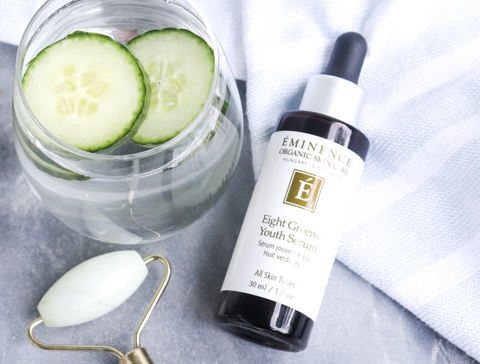 Eminence Organics Eight Greens Youth Serum - at home facial