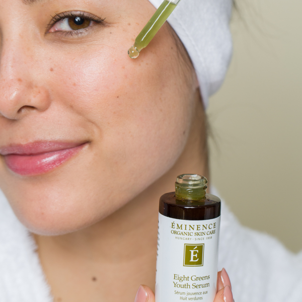 Eminence Organics Eight Greens Youth Serum | Skincare routine in your 20s | The Facial Room