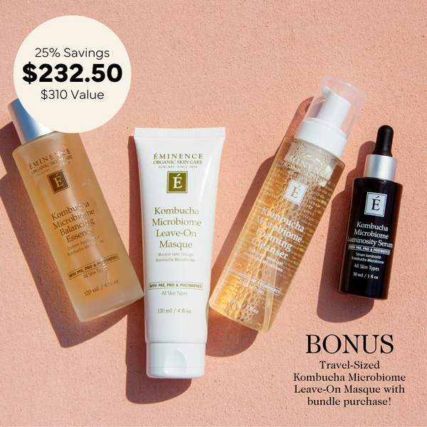 Eminence Organics Kombucha Microbiome Collection Bundled Savings 25% off The Facial Room