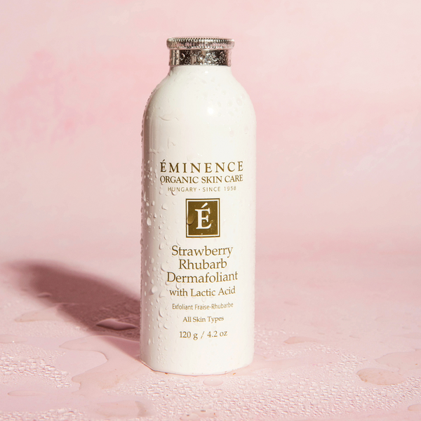 Eminence Organics Strawberry Rhubarb Dermafoliant - End the Year with a Radiant Glow Eminence Organics Festive Season Skincare Picks The Facial Room