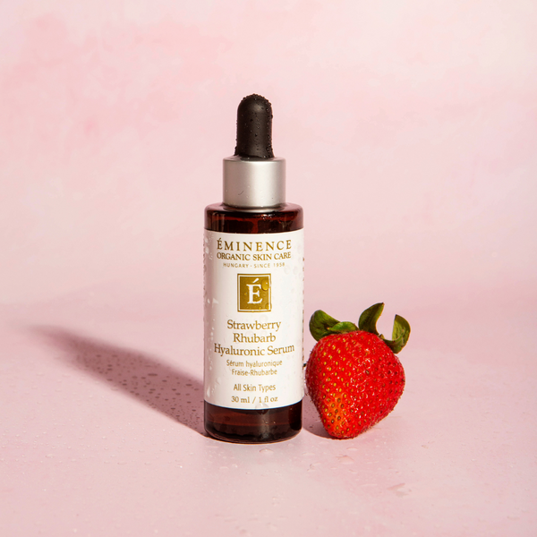 Eminence Organics Strawberry Rhubarb Hyaluronic Acid - The Facial Room - Spring Skincare Routine