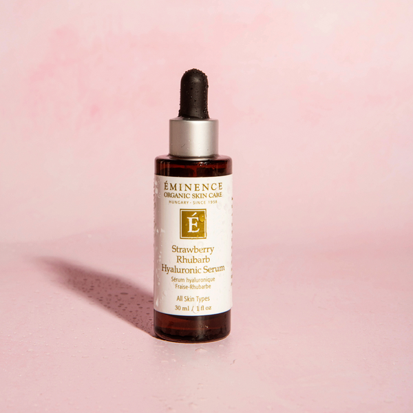 Eminence Organics Strawberry Rhubarb Hyaluronic Serum  - Skin Goals 2024 - The Facial Room - Eminence Canada