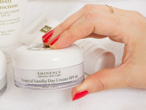 Eminence Organics Tropical Vanilla Day Cream SPF 40 - self-care ritual - the facial room