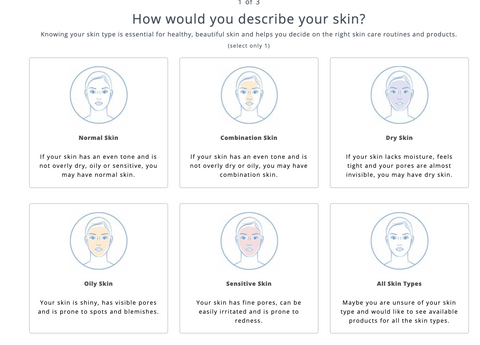 The Facial Room Organic Beauty Products Skincare Quiz