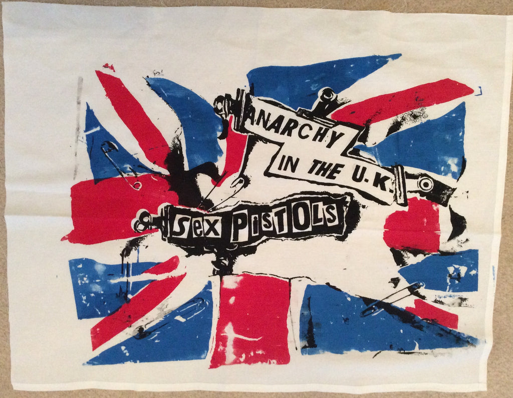 Sex Pistols Anarchy In The Uk Vintage Flag Punk Wall Hanging