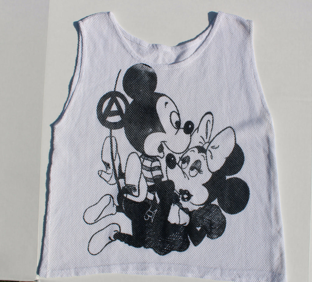 Mickey Minnie Sex Punk Fishnet Vest The Pirates