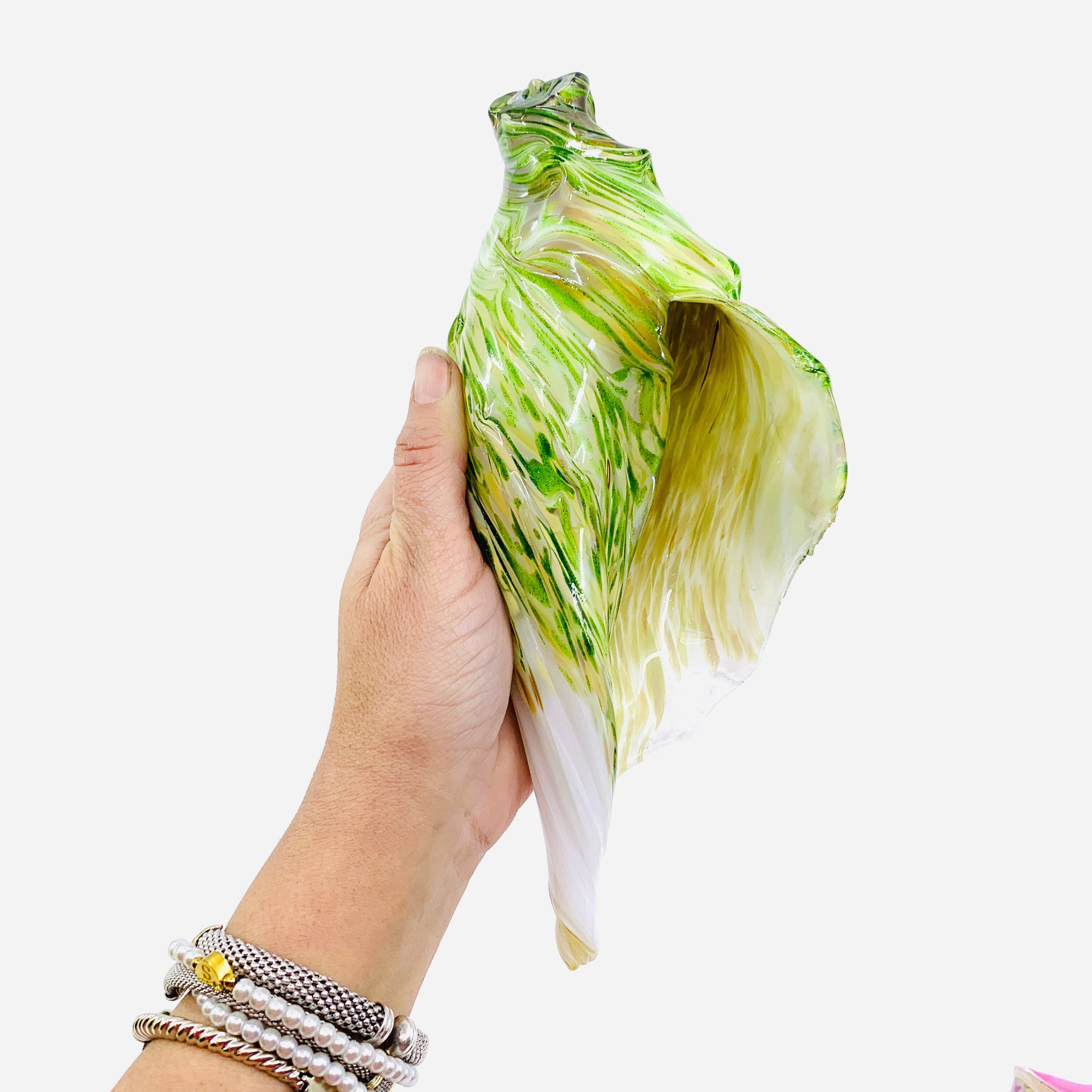 Artisan Series Bilodeau, Glass Conch Shell - 1
