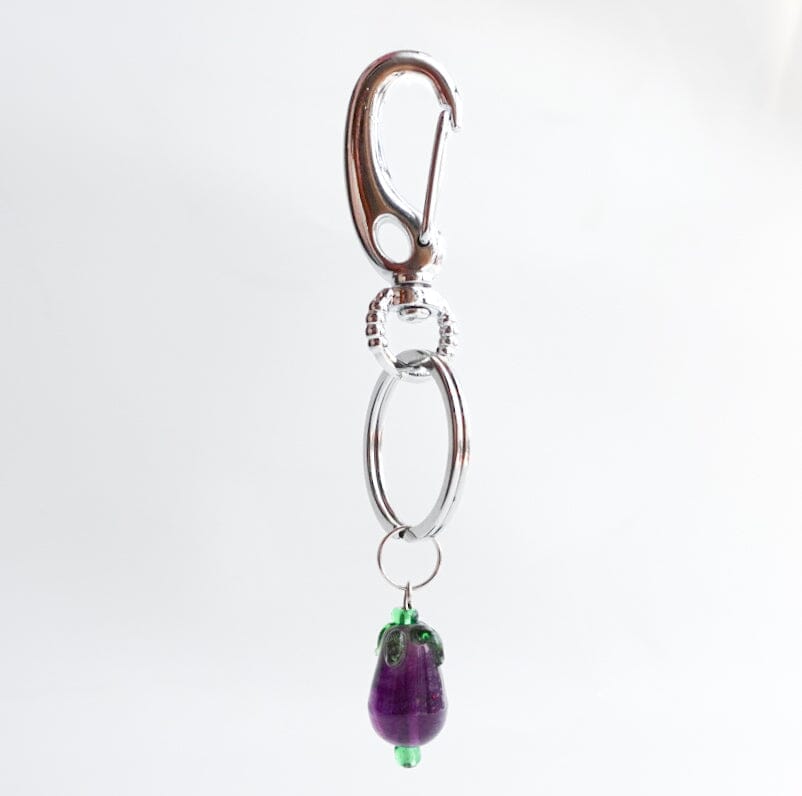 Fun Fruity Keychain, Eggplant