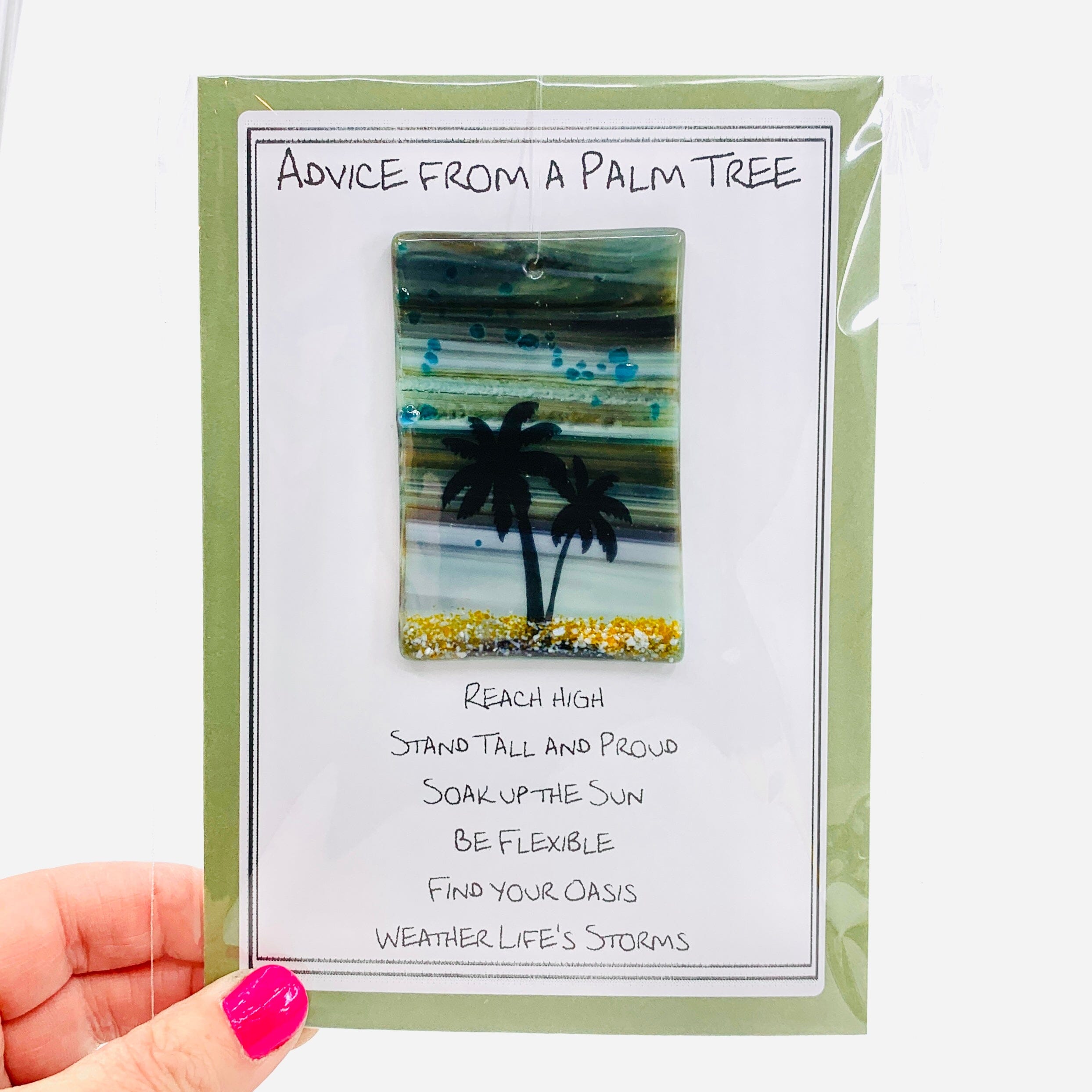 Fused Glass Advice From a Palm Tree 12