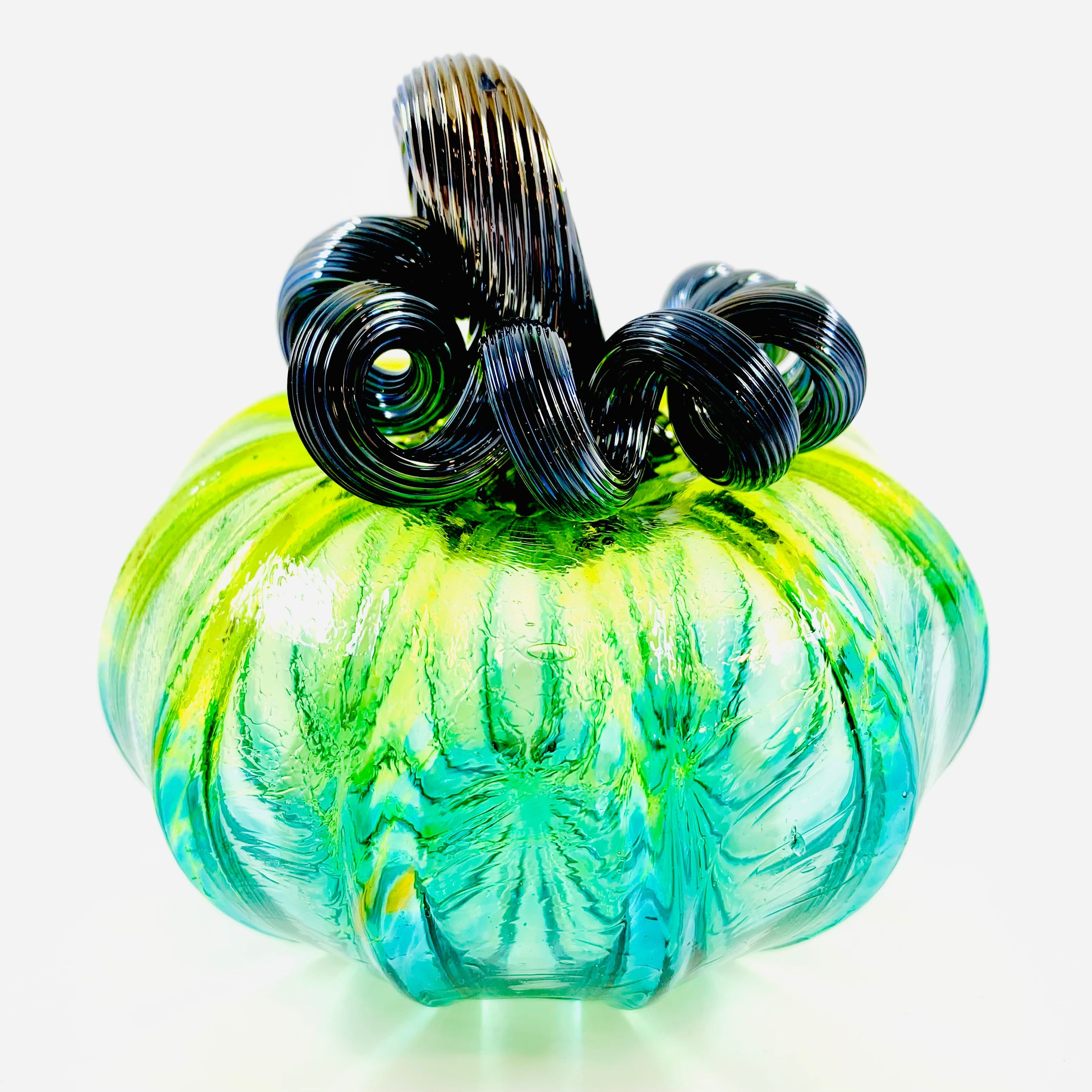 Ocean Pumpkin - Luke Adams Glass Blowing Studio