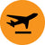 A Graphic of an aeroplane in a yellow circle, next to a section about International Delivery