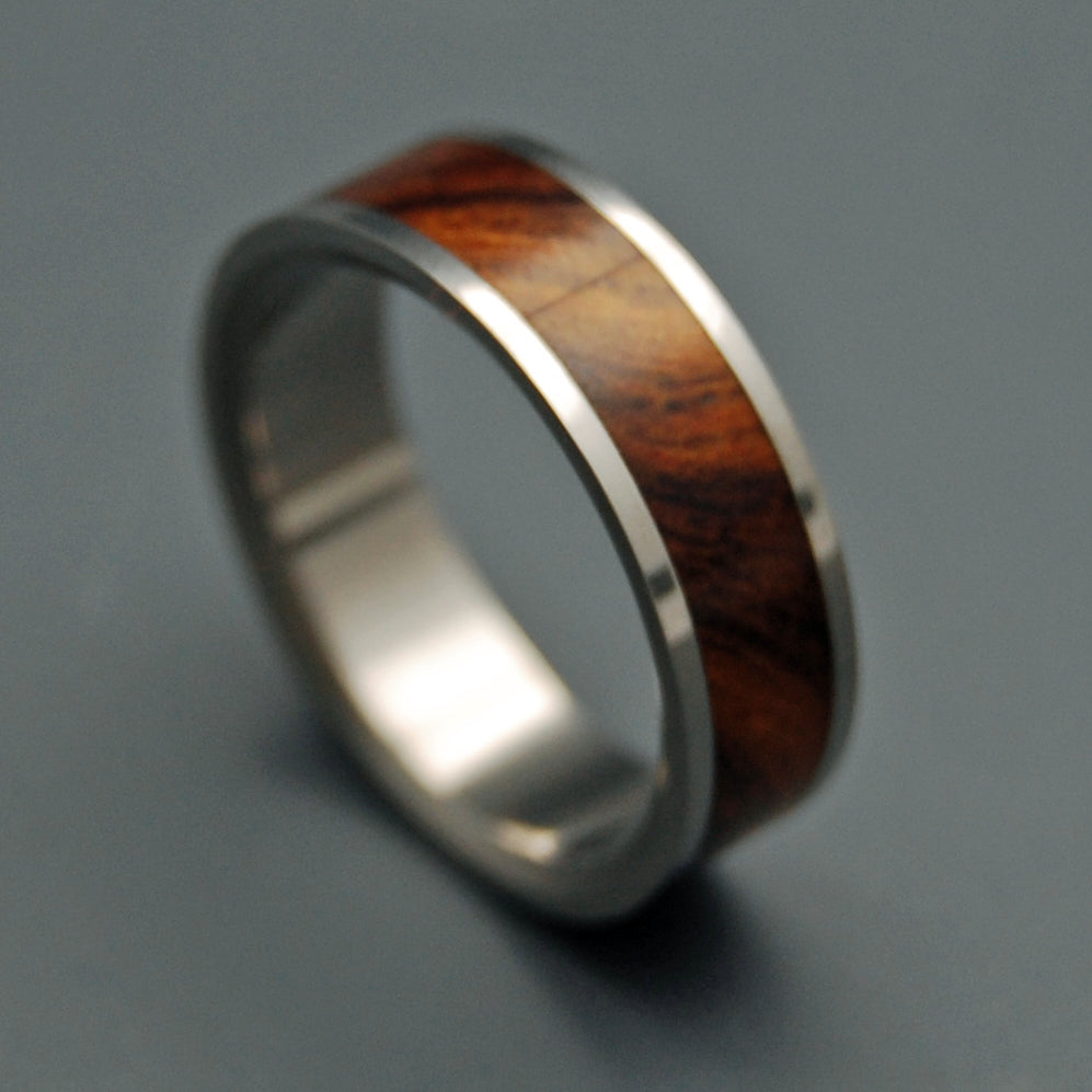 Minter + Richter | Wooden Wedding Rings - Desert Rose | Titanium Rings ...