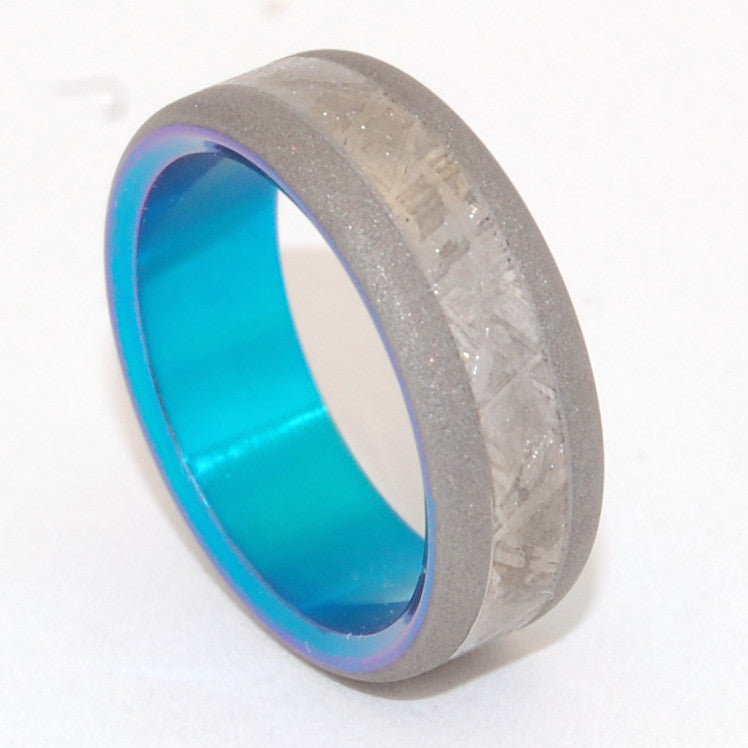 Minter & Richter | Unique Wedding Rings - Meteorite | Titanium Rings ...