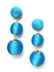 Shimmer Lee Drop Earrings- Turquoise – KAY K COUTURE