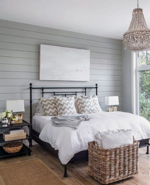shiplap accent wall for bedrooms