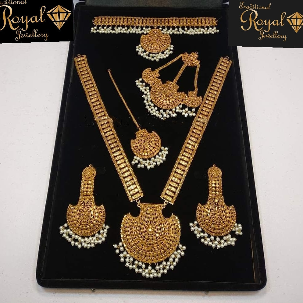 Tooba Gold Plated Bridal jewellery Set