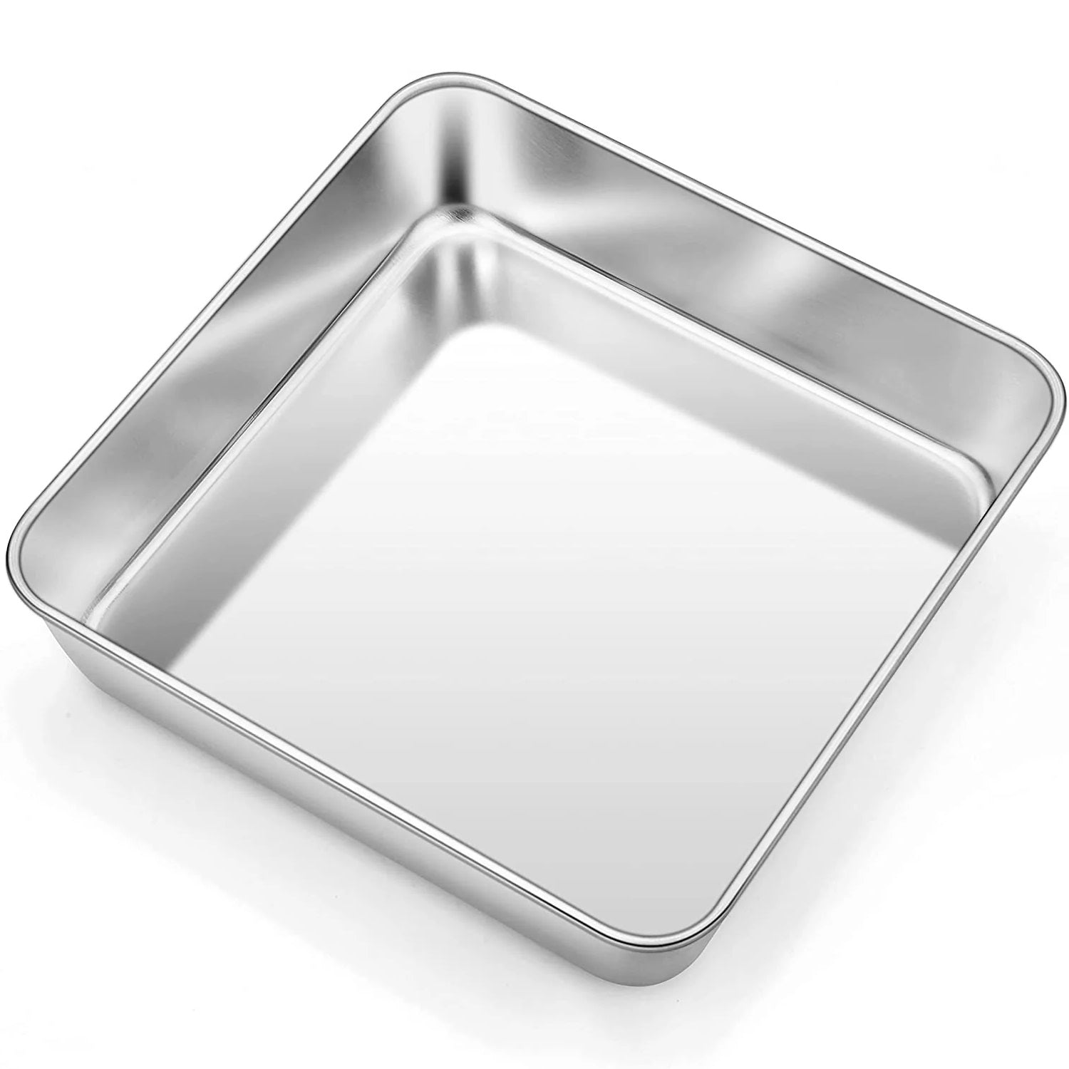 Nordic Ware - 47500 Nordic Ware Naturals Aluminum Commercial 8 x 8 Square  Cake Pan, 8 by 8 inches, Silver