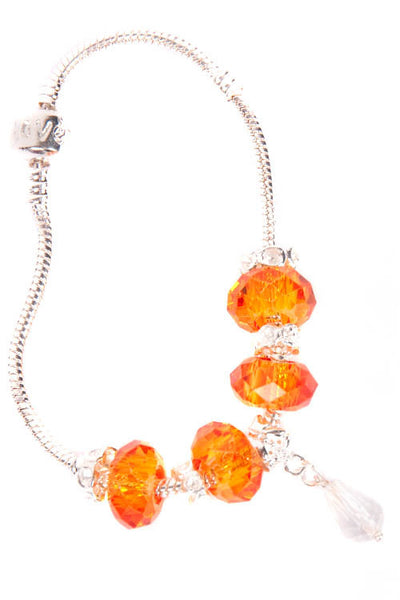 Stop the Traffick! Bracelet - Silver Orange – Roseannah