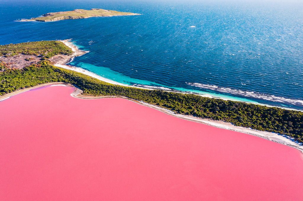 Lake Hillier, Middle Island, amazing pink lake
