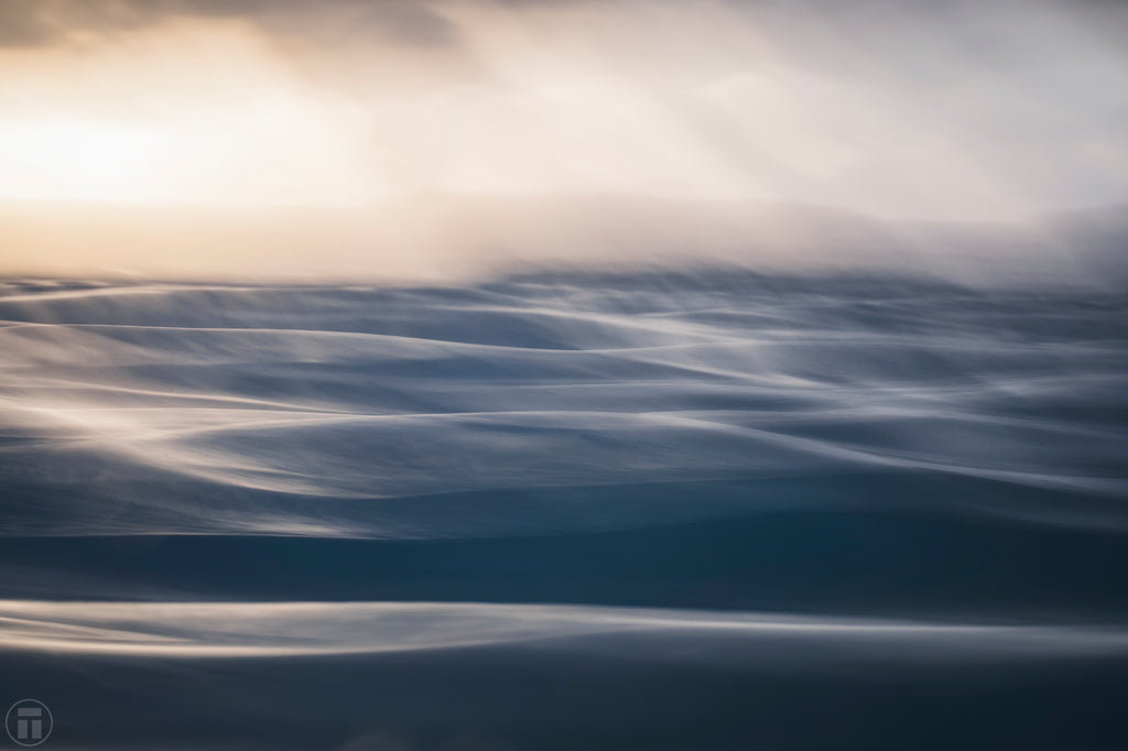 Indefinite an abstract image of the ocean surface by Thurston Photo